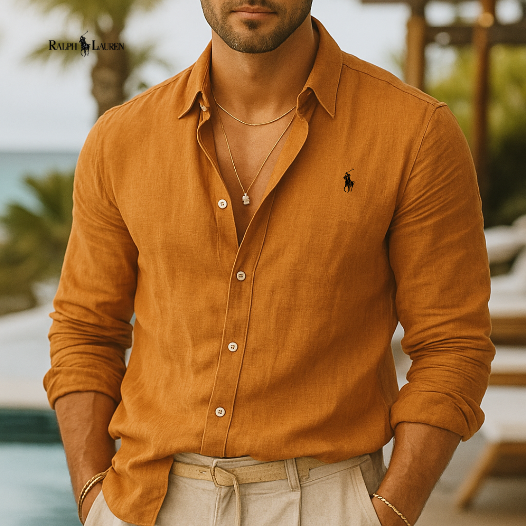 Linnen overhemd Classic Fit