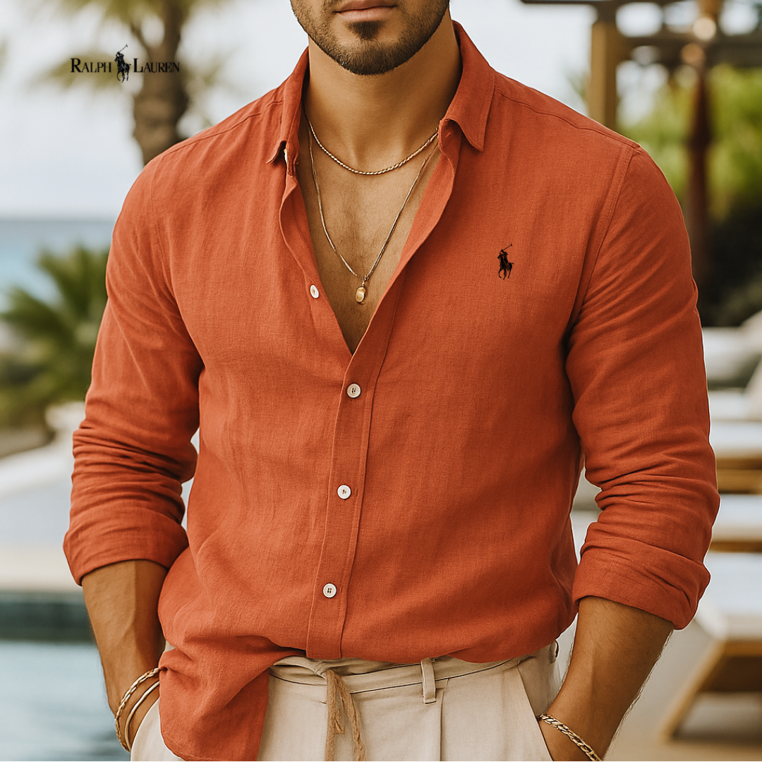 Linnen overhemd Classic Fit