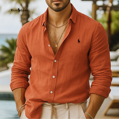 Linnen overhemd Classic Fit