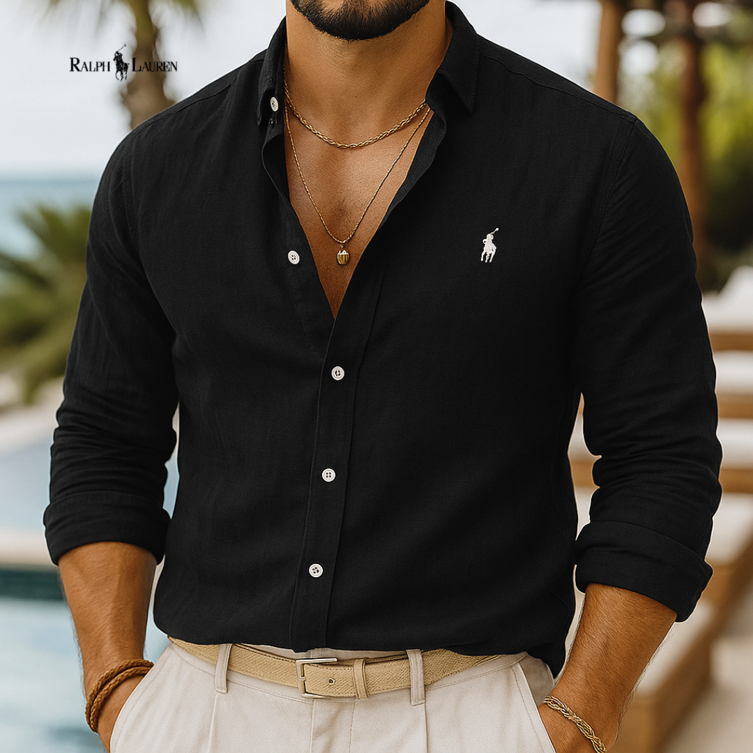 Linnen overhemd Classic Fit