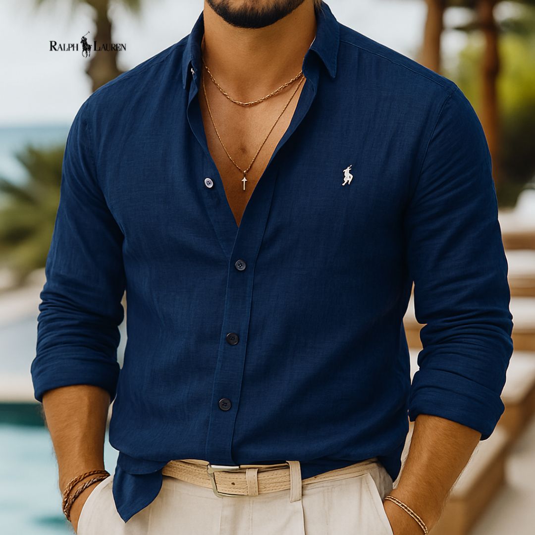 Linnen overhemd Classic Fit